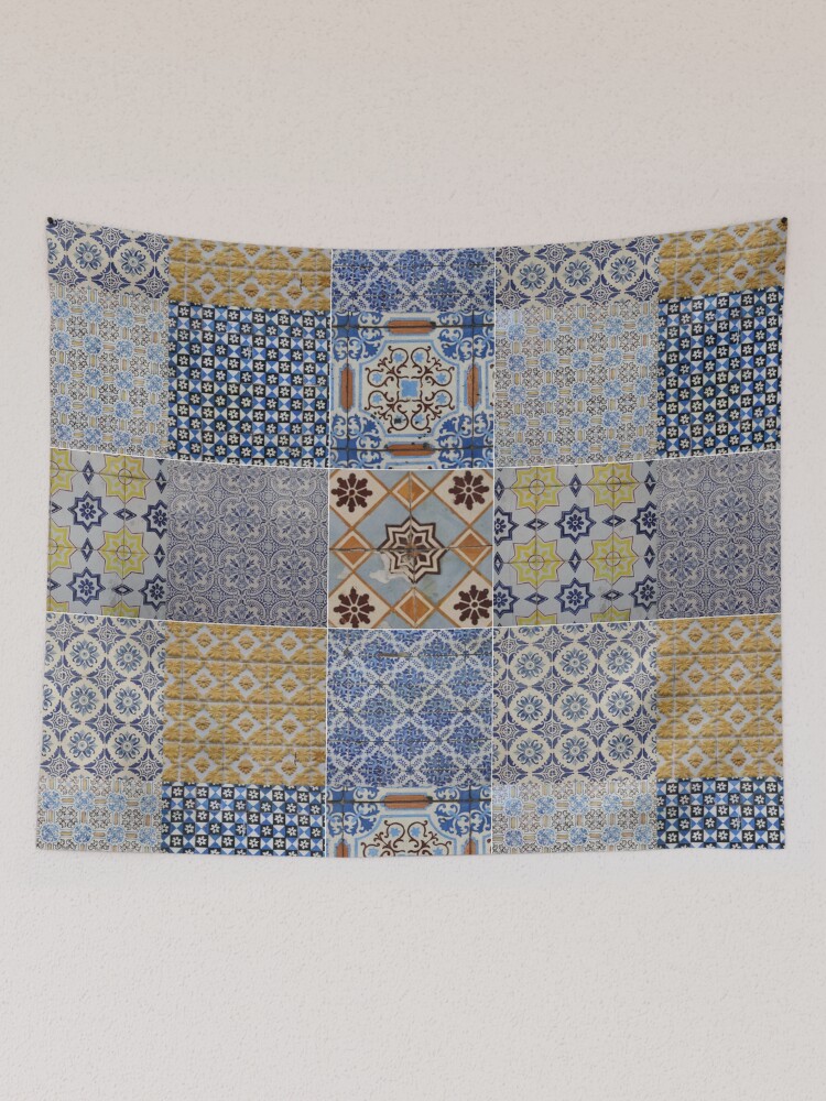 Thumbnail 2 of 3, Tapestry, Porto Tiles designed and sold by TalBright.