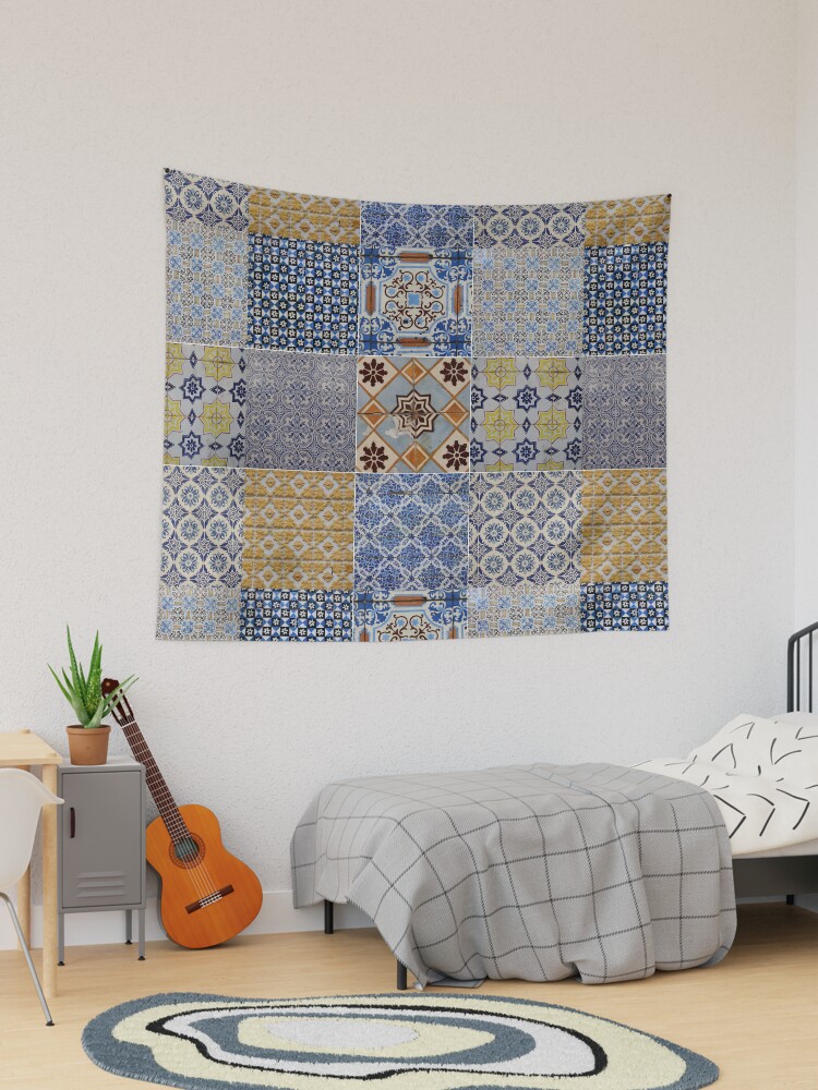Thumbnail 1 of 3, Tapestry, Porto Tiles designed and sold by TalBright.