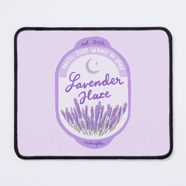Item preview, Lavender Haze label sign drawing graphic design designed and sold by alfrescotree.