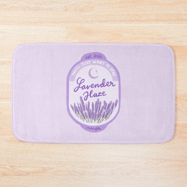 Item preview, Lavender Haze label sign drawing graphic design designed and sold by alfrescotree.