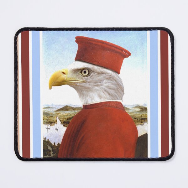 Item preview, Profile Portrait of a Bald Eagle as Federico da Montefeltro - Pet Gift designed and sold by Furry And Purry.