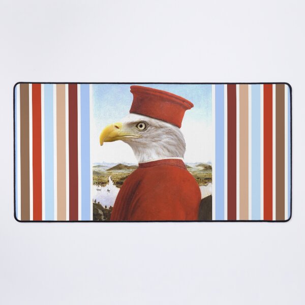 Item preview, Profile Portrait of a Bald Eagle as Federico da Montefeltro - Pet Gift designed and sold by Furry And  Purry.
