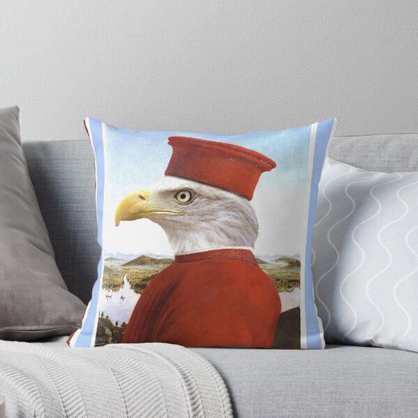 Item preview, Profile Portrait of a Bald Eagle as Federico da Montefeltro - Pet Gift designed and sold by Furry And  Purry.