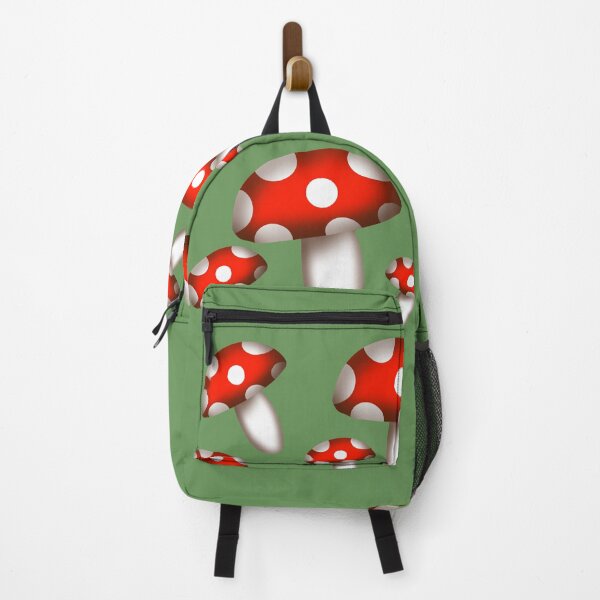 Item preview, Amanita Red and White Polka Dot Mushroom Sticker Pack Green background designed and sold by Karen Ekdahl.