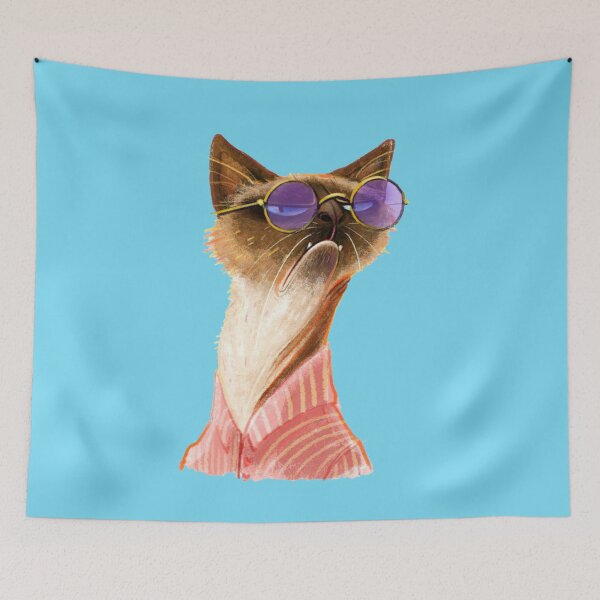 Item preview,  Morning Monday Names of the days of the week, bespectacled cat designed and sold by Wael0.