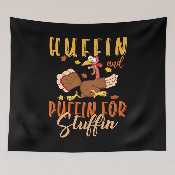 Item preview, Huffin and Puffin for Stuffin Thanksgiving Run Turkey Trot designed and sold by Tatus Brinal.