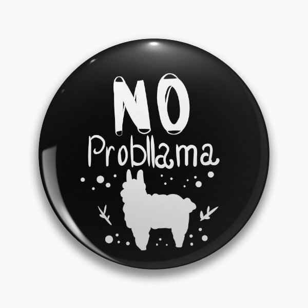 Item preview, No Probllama lettering designed and sold by Karyna Hordetska.