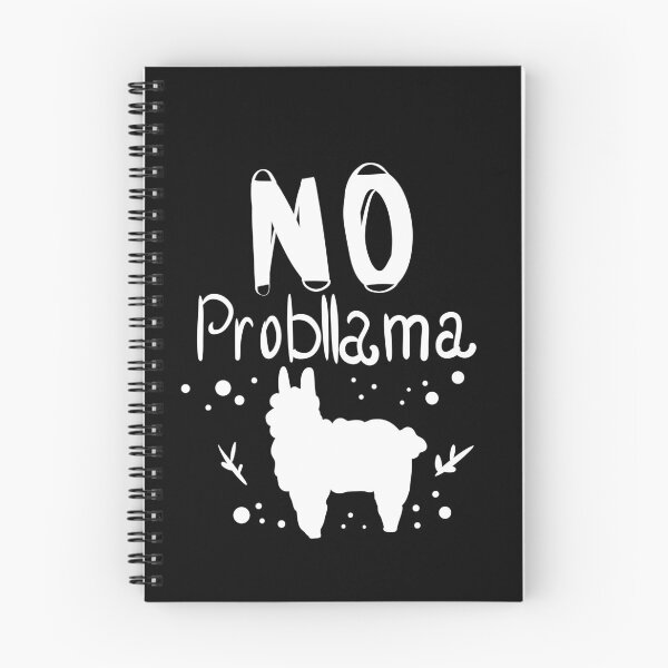 Item preview, No Probllama lettering designed and sold by Karyna Hordetska.
