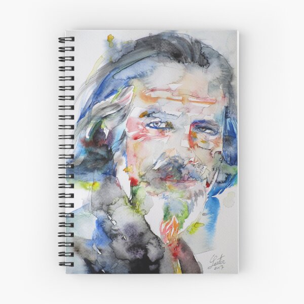 Item preview, ALAN WATTS - watercolor portrait.6 designed and sold by lautir.