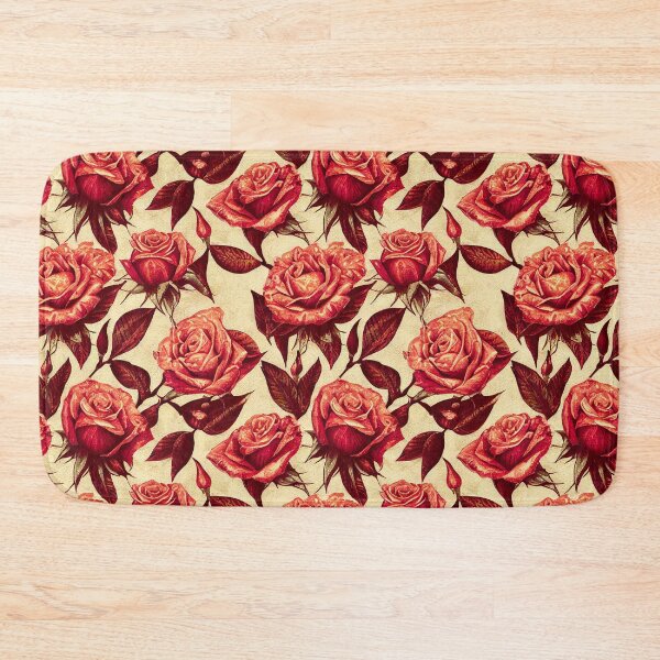 Item preview, Vintage rose pattern designed and sold by Lenkooo.