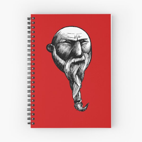 Item preview, Old Wiseman Bearded Monk Drawing designed and sold by LarksDrawings.