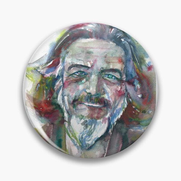 Item preview, ALAN WATTS watercolor portrait.12 designed and sold by lautir.
