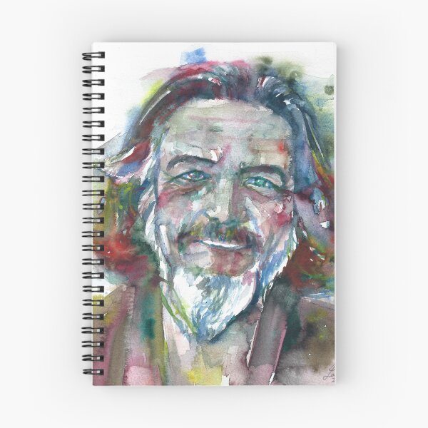 Item preview, ALAN WATTS watercolor portrait.12 designed and sold by lautir.