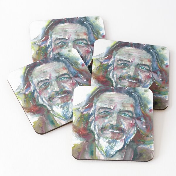 Item preview, ALAN WATTS watercolor portrait.12 designed and sold by lautir.