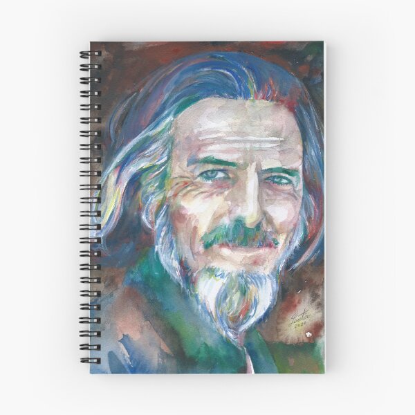 Item preview, ALAN WATTS watercolor portrait.15 designed and sold by lautir.