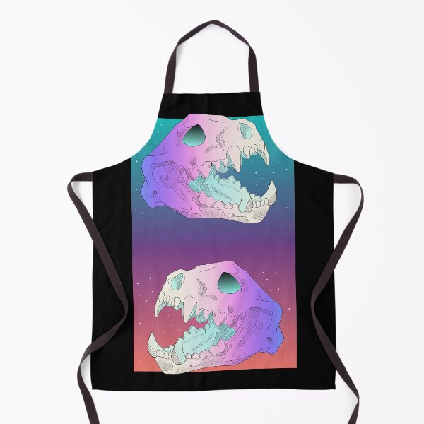 Item preview, colourful bearcat skull 4 designed and sold by XPLUSHMONSTERX.