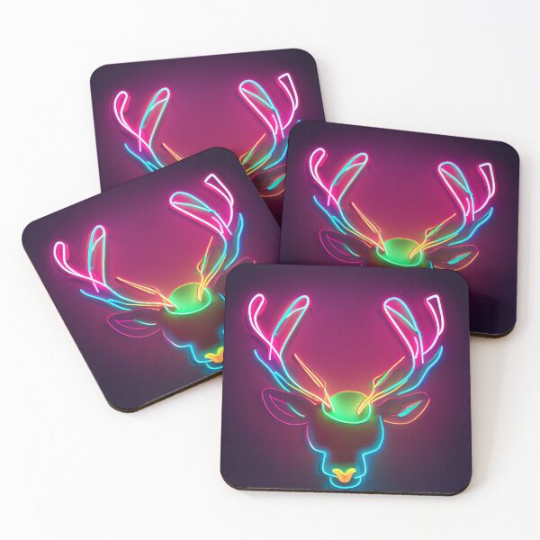 Item preview, Neon Reindeer designed and sold by RottenMagic.