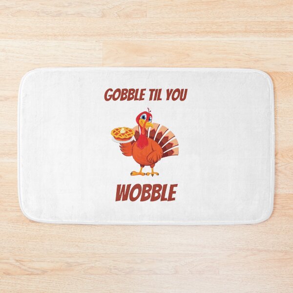 Item preview, Gobble til you wobble- happy thanksgiving t shirts designed and sold by ZoesAttic.