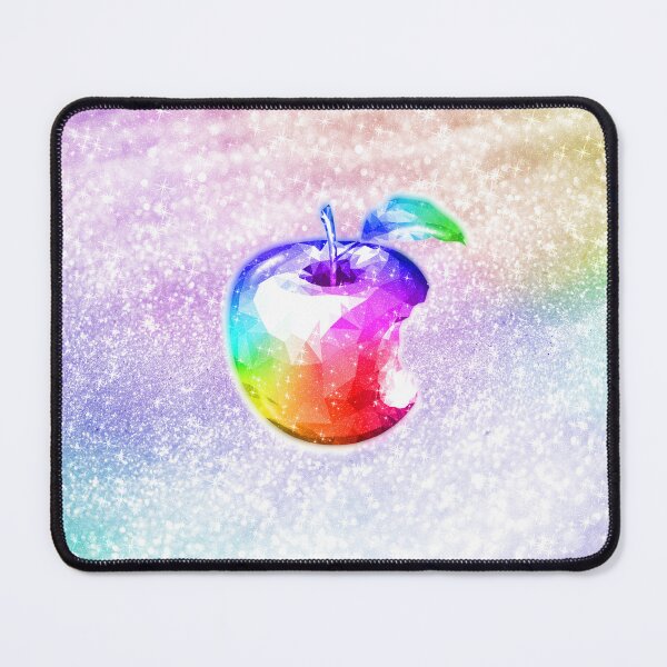 Item preview, Rainbow Crystal Diamond Apple on Snow Glitter Aesthetic designed and sold by Jolly-Yosei.
