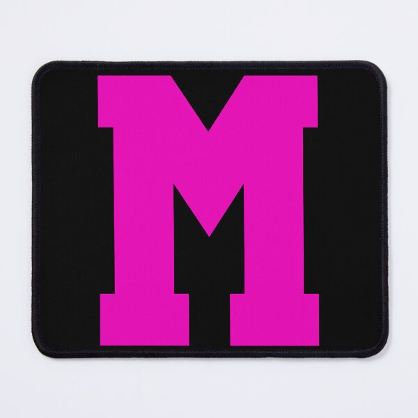 Item preview, Alphabet, Pink M, Sports letter M designed and sold by TheCultStuff.
