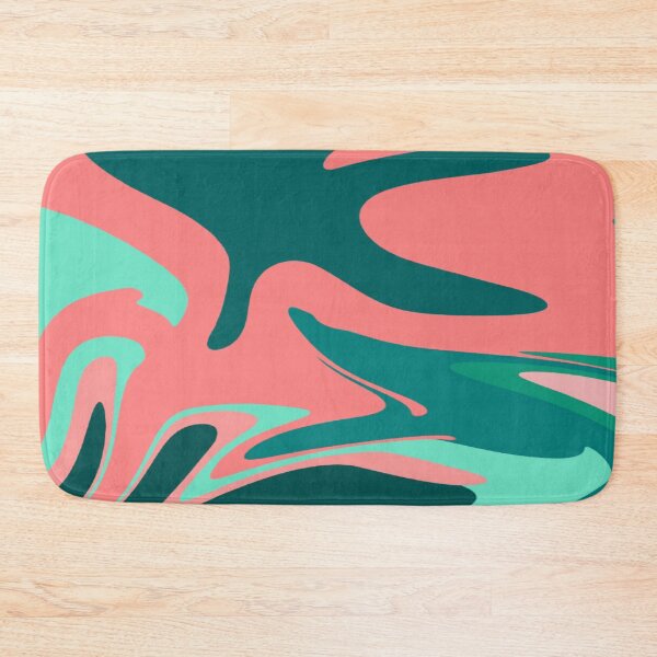 Item preview, Pink and green wavy lines designed and sold by GEWINN.