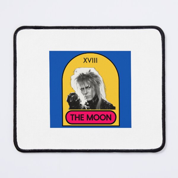 Item preview, Retro Celebrities Tarot Cards THE MOON David Bowie Labyrinth designed and sold by OmniRoseArt.