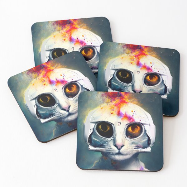 Item preview, cat astronaut painting #18 designed and sold by supeart.