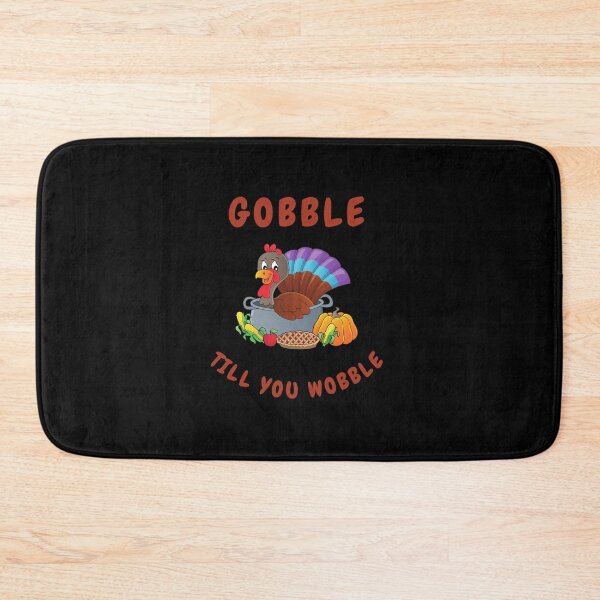 Item preview, Gobble till you wobble- Funny quote t shirts designed and sold by ZoesAttic.