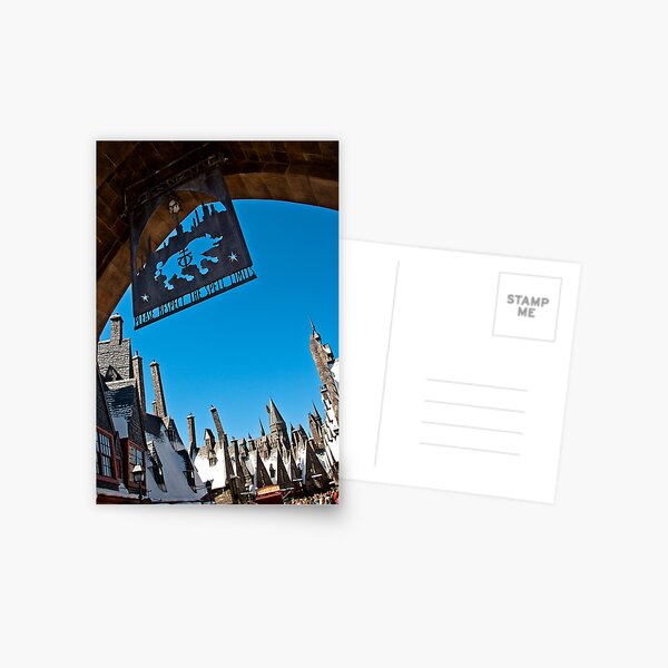 Walking "Around" Hogsmeade Postcard