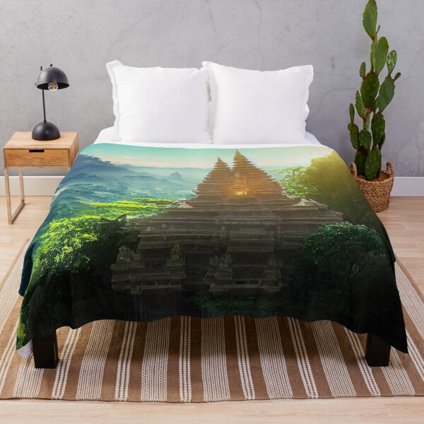Item preview, Mountaintop Temples in the Morning designed and sold by OccultDreams.