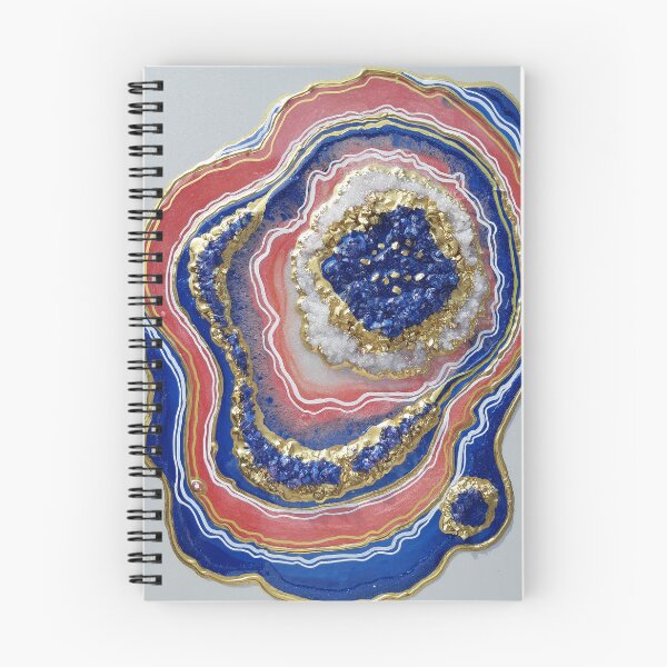 Item preview, Agate geode wall art. Geode wall art, Gold, Coral ,Sapphire designed and sold by Sandytov.