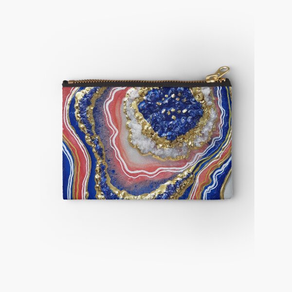 Item preview, Agate geode wall art. Geode wall art, Gold, Coral ,Sapphire designed and sold by Sandytov.