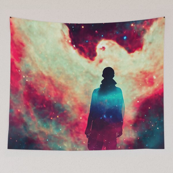 Item preview, Silhouette with Cosmic Explosion designed and sold by PM-Artistic.