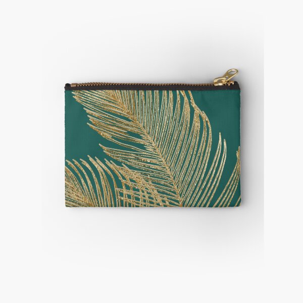 Item preview, Palm Leaves Finesse Line Art with Gold Foil #4 (Faux Foil) #minimal #decor #art designed and sold by Anita's & Bella's Art.