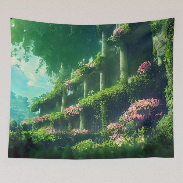 Item preview, Hanging Gardens of Babylon (Variation) designed and sold by OccultDreams.