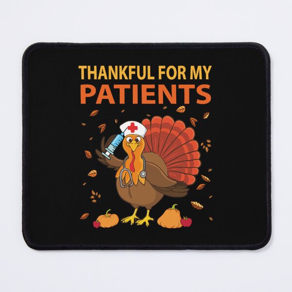 Item preview, Thankful For Patients Turkey Nurse Thanksgiving Fall Scrub designed and sold by Tatus Brinal.