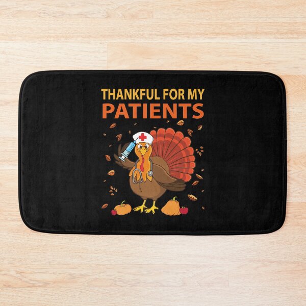 Item preview, Thankful For Patients Turkey Nurse Thanksgiving Fall Scrub designed and sold by Tatus Brinal.