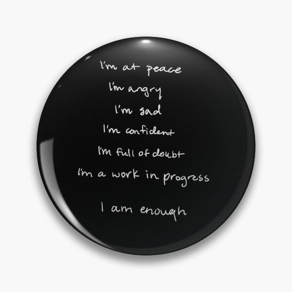 Item preview, I am enough by Selena Gomez designed and sold by selenahandmade.