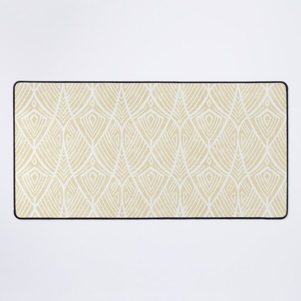 Item preview, Linework Abstract Art Deco Amphora in Wheat and White designed and sold by micklyn.