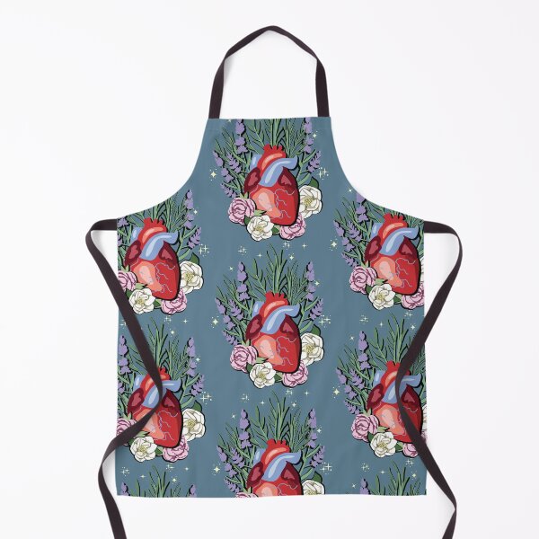 Item preview, Heart with Rosemary, Lavender, Magnolia, and Peonies | Witchy Heart | Anatomy Design designed and sold by Karli Mogen.
