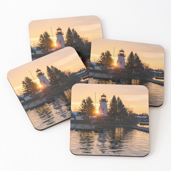 Item preview, Antique Lighthouse - Mimico Cruising Club Sunrise Toronto Ontario designed and sold by Georgia Mizuleva.