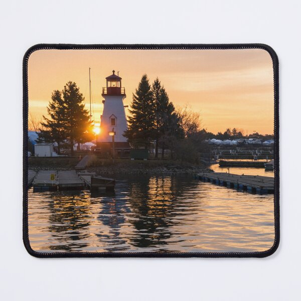 Item preview, Antique Lighthouse - Mimico Cruising Club Sunrise Toronto Ontario designed and sold by Georgia Mizuleva.
