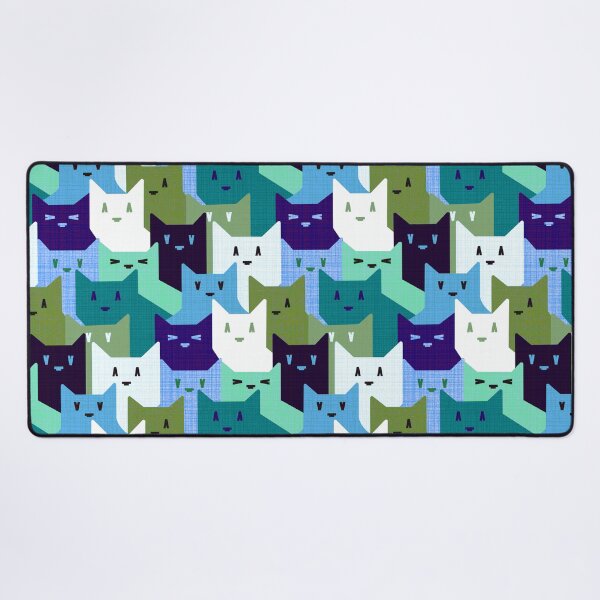 Item preview, Old Cat Lady Crochet - Cyan and Green designed and sold by TigaTiga.