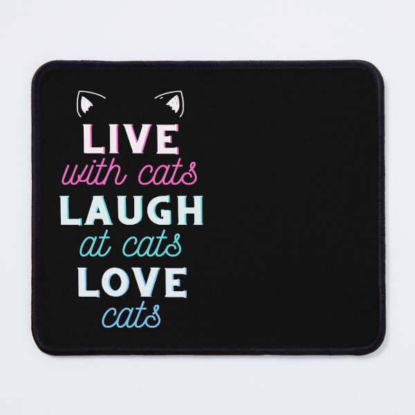 Item preview, Live Laugh Love Cat Person Version designed and sold by humnoo.