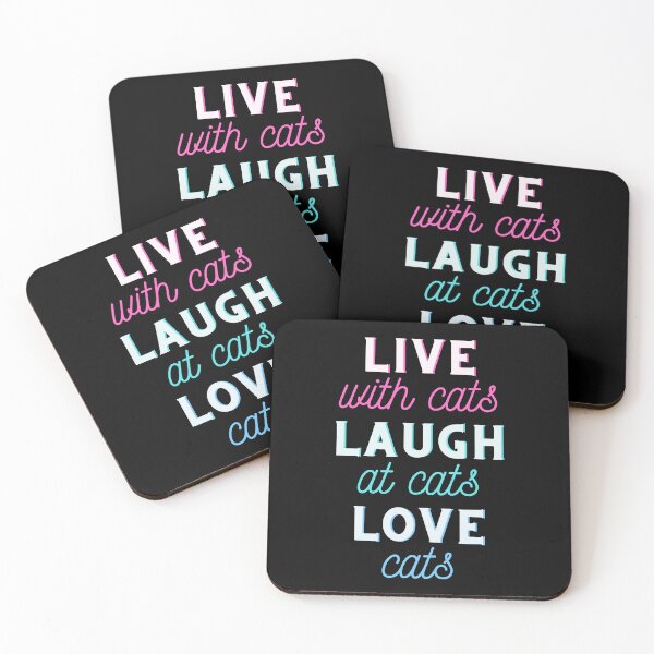 Item preview, Live Laugh Love Cat Person Version designed and sold by humnoo.