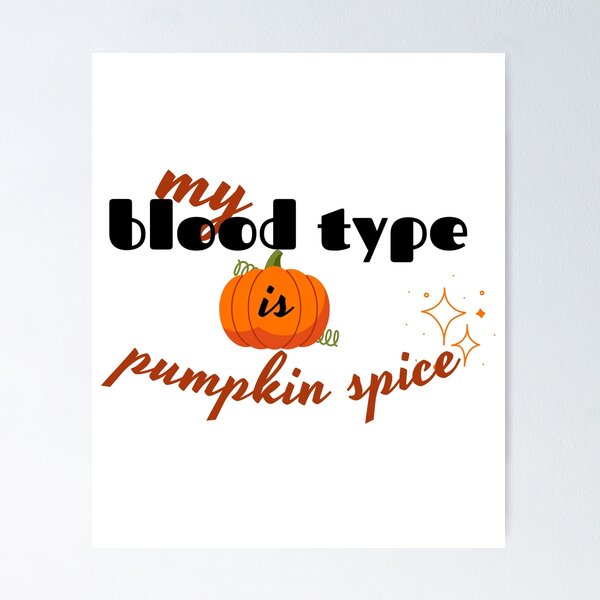 At This Point, My Blood Type is Pumpkin Spice Retractable ID Badge