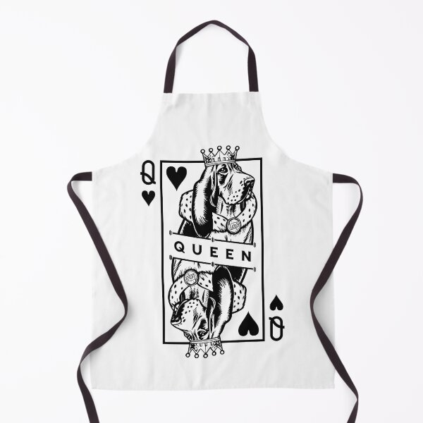 Item preview, Basset Hound Queen Of Hearts Funny Dog Playing Card Pop Art designed and sold by GrandeDuc.