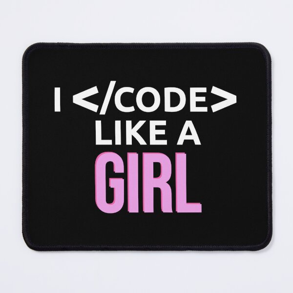 Item preview, I Code Like A Girl Female Developer Gift designed and sold by JackCurtis1991.