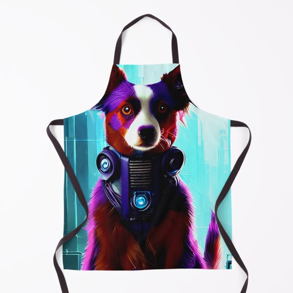 Item preview, australian shepherd cyberpunk dog #3 designed and sold by supeart.