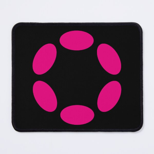 Item preview, Polkadot DOT Crypto Altcoin - Clean Pink Outline Logo Variant #1 designed and sold by CryptoMoods.